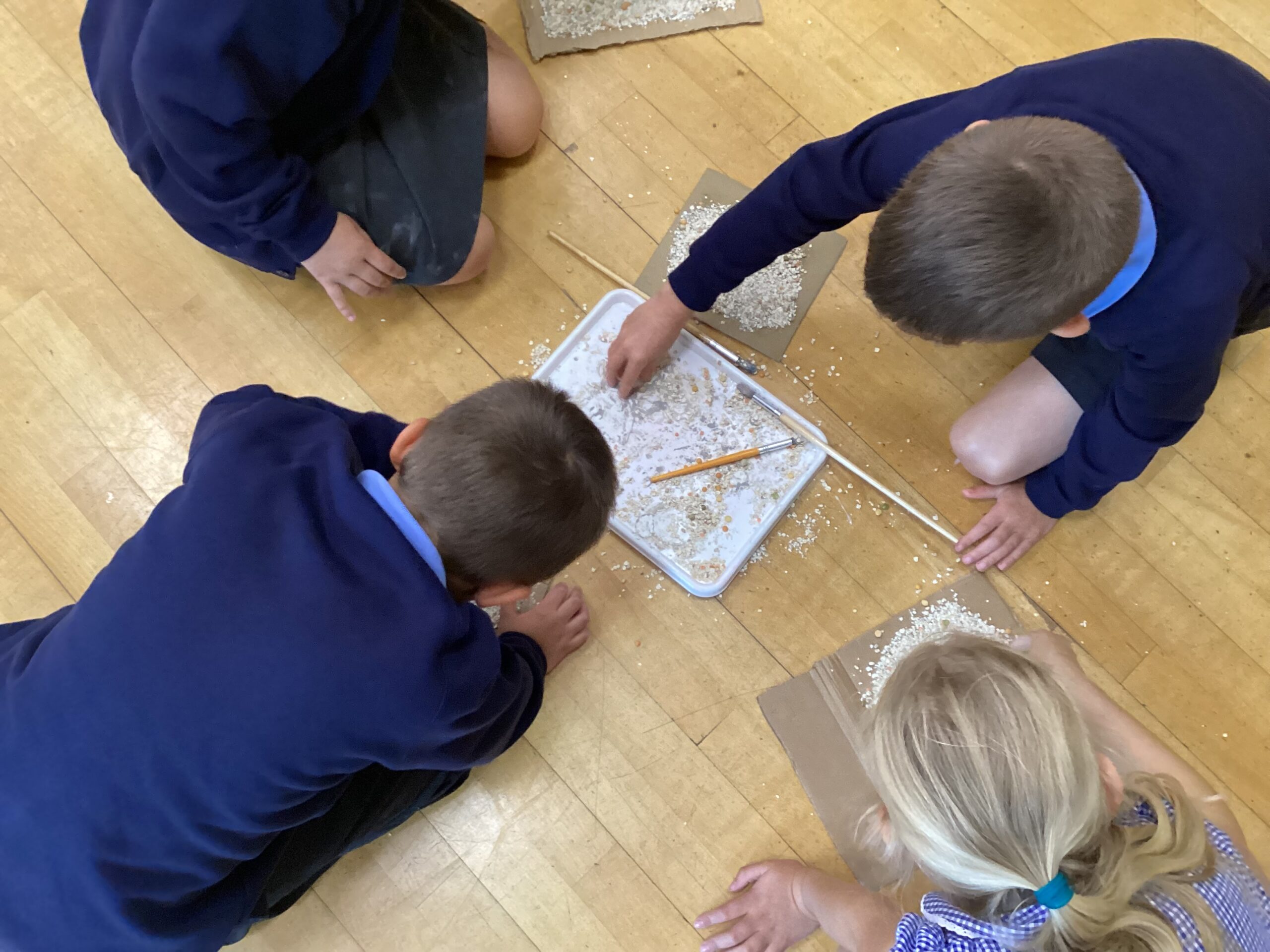 Stone Age Cave Art St Lucias Coe Primary School